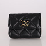Chanel 2021 Lambskin Enamel Belt Bag