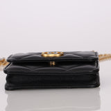 Chanel 2021 Lambskin Enamel Belt Bag