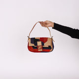 Fendi Ponyhair Patchwork Baguette