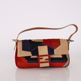 Fendi Ponyhair Patchwork Baguette