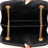 Fendi Leather Black Karligraphy Pocket Chain Bag