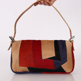 Fendi Ponyhair Patchwork Baguette