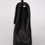 Chanel 2000 Lambskin Jumbo 24KGP Turnlock Single Flap