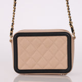 Chanel Caviar Filigree Mini Vanity Crossbody