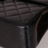 Chanel 2000 Lambskin Jumbo 24KGP Turnlock Single Flap
