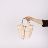 Hermès Nata Toile Goeland Swift Cargo Picotin 18 PHW