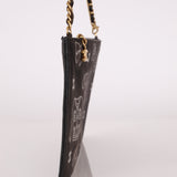 Chanel 2002 Canvas Icon Chain Pochette