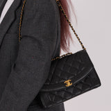 Rare Chanel 1997 Caviar Medium Diana