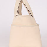 Hermès Nata Toile Goeland Swift Cargo Picotin 18 PHW