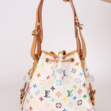 Limited Edition Louis Vuitton x Takashi Murakami Multicolor Monogram Petit Noe