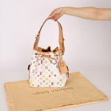 Limited Edition Louis Vuitton x Takashi Murakami Multicolor Monogram Petit Noe