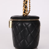 Chanel 2022 Lambskin Afternoon Tea Top Handle Vanity