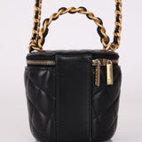 Chanel 2022 Lambskin Afternoon Tea Top Handle Vanity