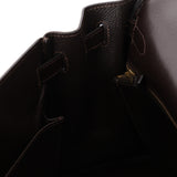 Hermès 2005 Chocolate Epsom Retourne Kelly 32 GHW