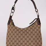 Gucci Monogram Whipstitch Shoulder Bag
