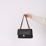 Chanel 2003 Caviar Medium Double Flap Bag