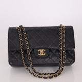 Chanel 2003 Caviar Medium Double Flap Bag