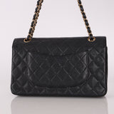 Chanel 2003 Caviar Medium Double Flap Bag