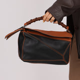 Rare Loewe Braided Bicolor Small Puzzle Bag