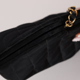 Chanel 1994 Satin Kisslock 24K GP Chain Mini Crossbody