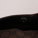 Gucci Chocolate Monogram Nylon Shoulder Bag
