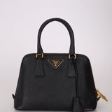 Prada Black Saffiano Mini Top Handle