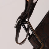 Gucci Chocolate Monogram Nylon Shoulder Bag