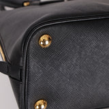 Prada Black Saffiano Mini Top Handle