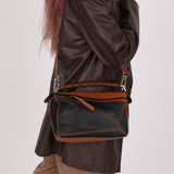 Rare Loewe Braided Bicolor Small Puzzle Bag