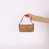 Fendi Leather Selleria Baguette GHW