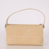 Chanel Spring 2003 Canvas Chocolate Bar Pochette
