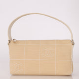 Chanel Spring 2003 Canvas Chocolate Bar Pochette