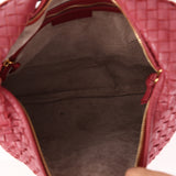 Bottega Veneta Intrecciato Burgundy Medium Hobo