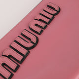 Miu Miu Pink Leather Pouch