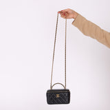 Chanel 22S Lambskin Pick Me Up Top Handle Crossbody