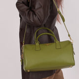 Prada Saffiano Lux Boston Bag