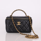 Chanel 22S Lambskin Pick Me Up Top Handle Crossbody