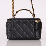 Chanel 22S Lambskin Pick Me Up Top Handle Crossbody