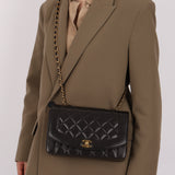 Chanel 1993 Lambskin Medium Diana Flap 24K GP