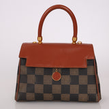 Fendi Pequin Checkered Kelly Top Handle