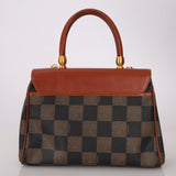 Fendi Pequin Checkered Kelly Top Handle