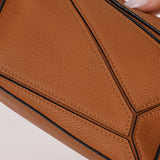 Loewe Grained Calfskin Cognac Mini Puzzle