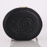 Chanel Lambskin Pearl Top Handle Mini Vanity Crossbody