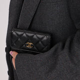 Chanel 2021 Caviar COCO Cardholder on Chain