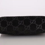Gucci Suede Metal Top Handle Mini Frame Bag