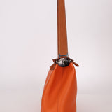 Hermès Orange Togo and Fauve Yeoh Bag PHW
