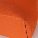 Hermès Orange Togo and Fauve Yeoh Bag PHW
