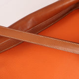 Hermès Orange Togo and Fauve Yeoh Bag PHW