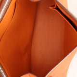 Hermès Orange Togo and Fauve Yeoh Bag PHW