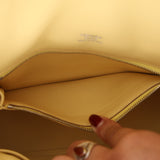 Hermès 2014 Butter Yellow Swift Mini Berline 21 PHW